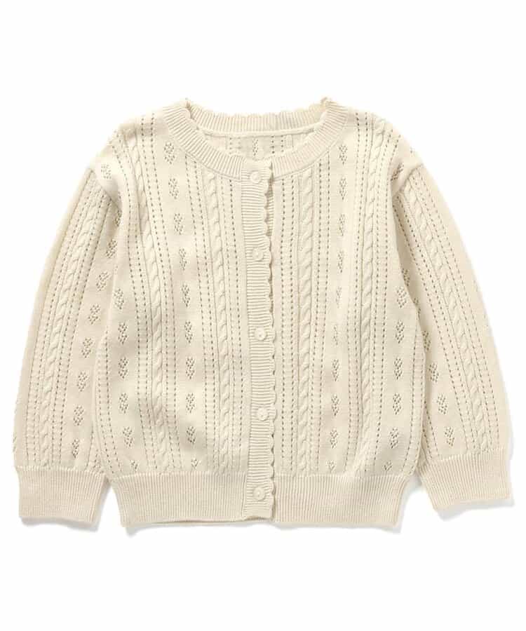 日本童裝 apres les cours 針織外套 80-140cm 女童款 秋季 OUTERWEAR