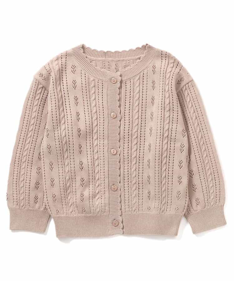日本童裝 apres les cours 針織外套 80-140cm 女童款 秋季 OUTERWEAR