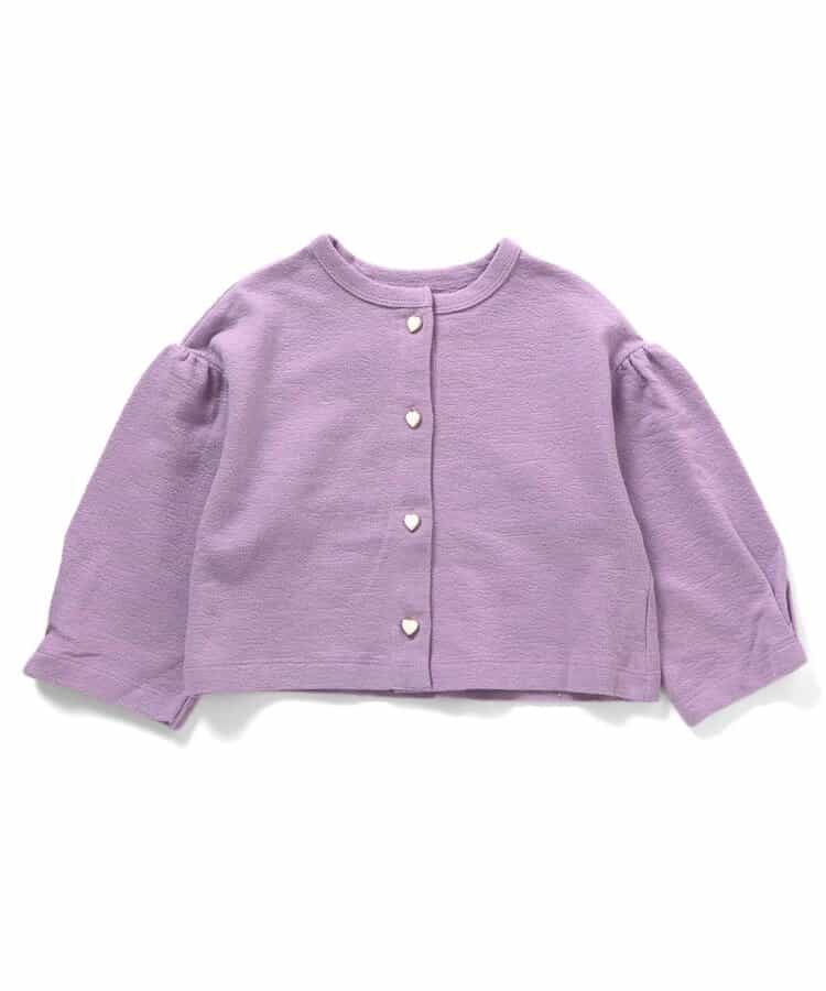 日本童裝 apres les cours 心型扣休閒外套 80-140cm 女童款 秋季 OUTERWEAR 聖誕紅/新年紅