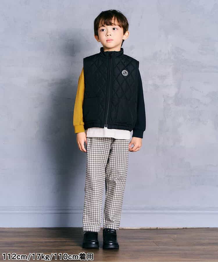 日本童裝 apres les cours 字母華夫格上衣 80-130cm 男童款/女童款 秋季 TOPS