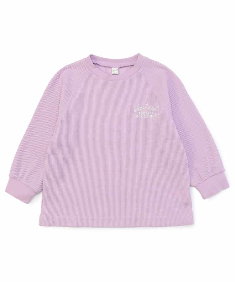 日本童裝 apres les cours 字母華夫格上衣 80-130cm 男童款/女童款 秋季 TOPS