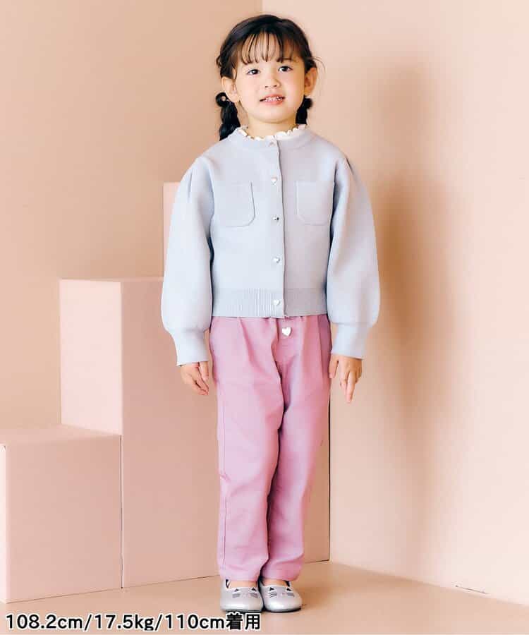 日本童裝 apres les cours 柔和羅紋上衣 80-140cm 女童款 秋季 TOPS