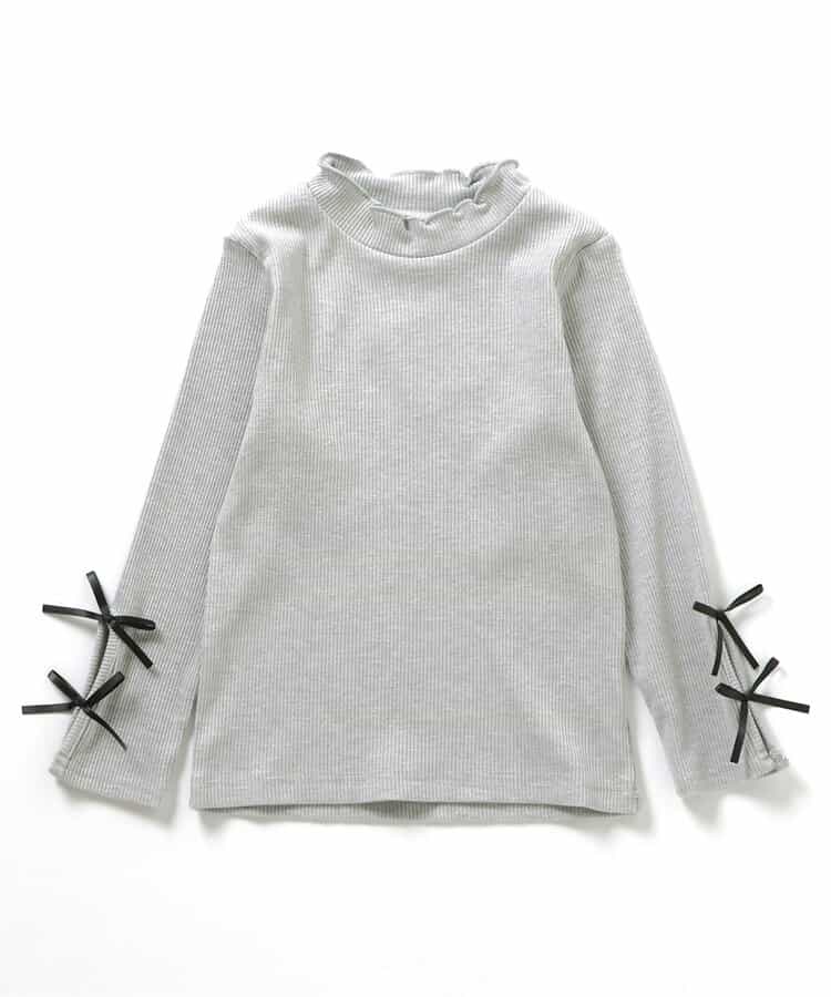 日本童裝 apres les cours 蝴蝶結袖上衣 80-140cm 女童款 秋季 TOPS