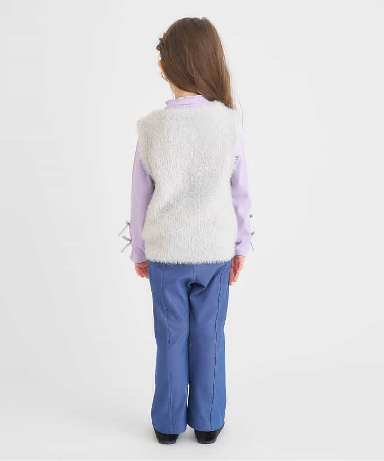 日本童裝 apres les cours 蝴蝶結袖上衣 80-140cm 女童款 秋季 TOPS