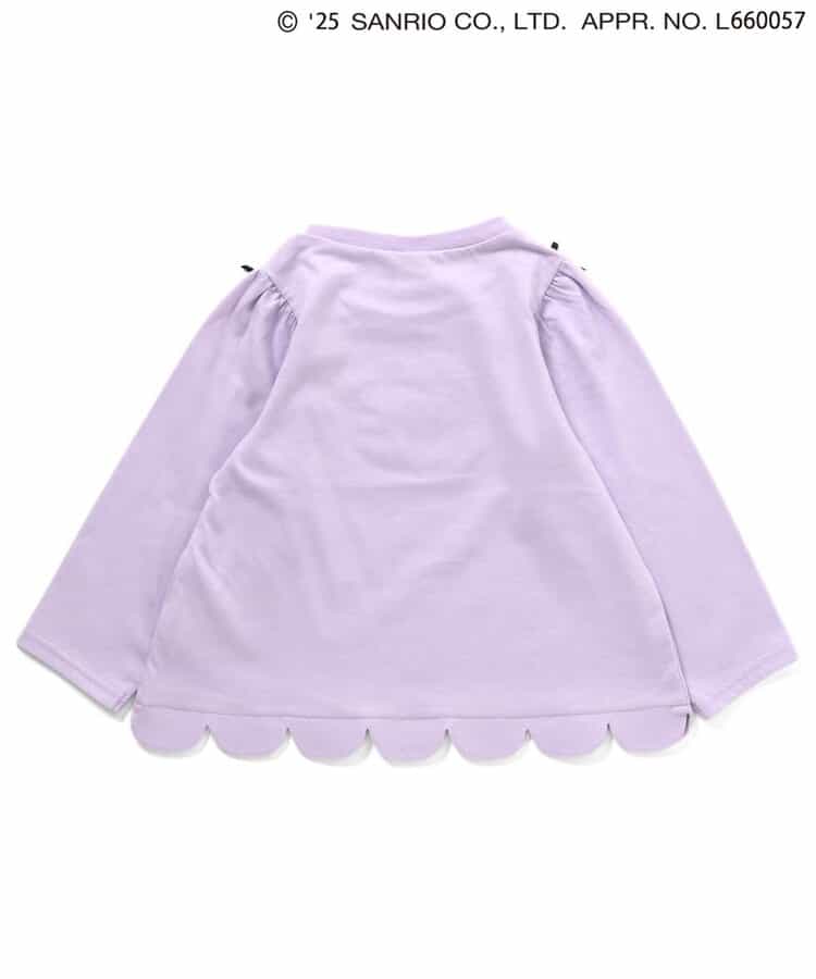 日本童裝 apres les cours x Sanrio 波浪邊長袖上衣 80-140cm 女童款 秋季 TOPS 聖誕紅/新年紅