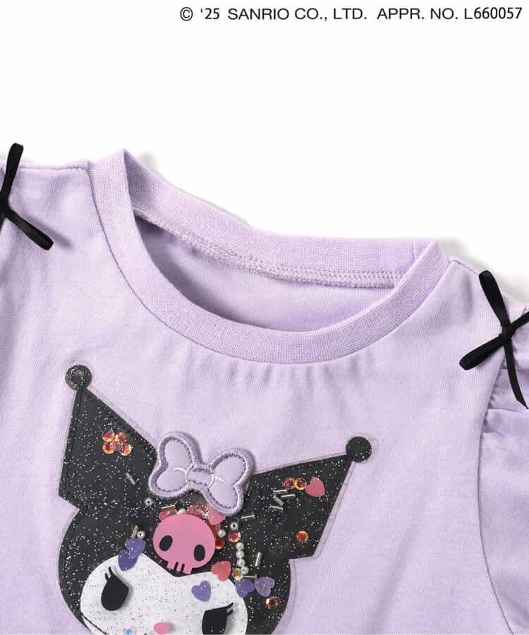日本童裝 apres les cours x Sanrio 波浪邊長袖上衣 80-140cm 女童款 秋季 TOPS 聖誕紅/新年紅