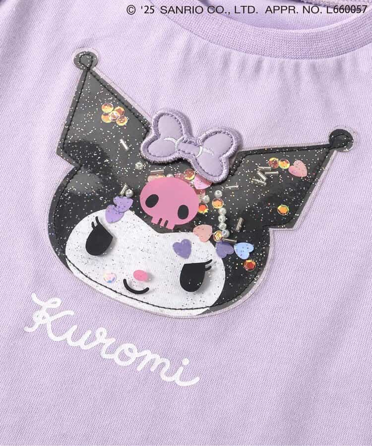 日本童裝 apres les cours x Sanrio 波浪邊長袖上衣 80-140cm 女童款 秋季 TOPS 聖誕紅/新年紅