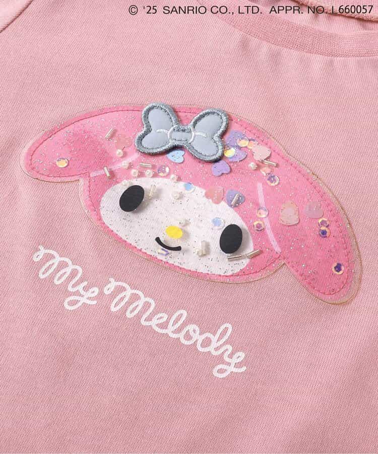 日本童裝 apres les cours x Sanrio 波浪邊長袖上衣 80-140cm 女童款 秋季 TOPS 聖誕紅/新年紅
