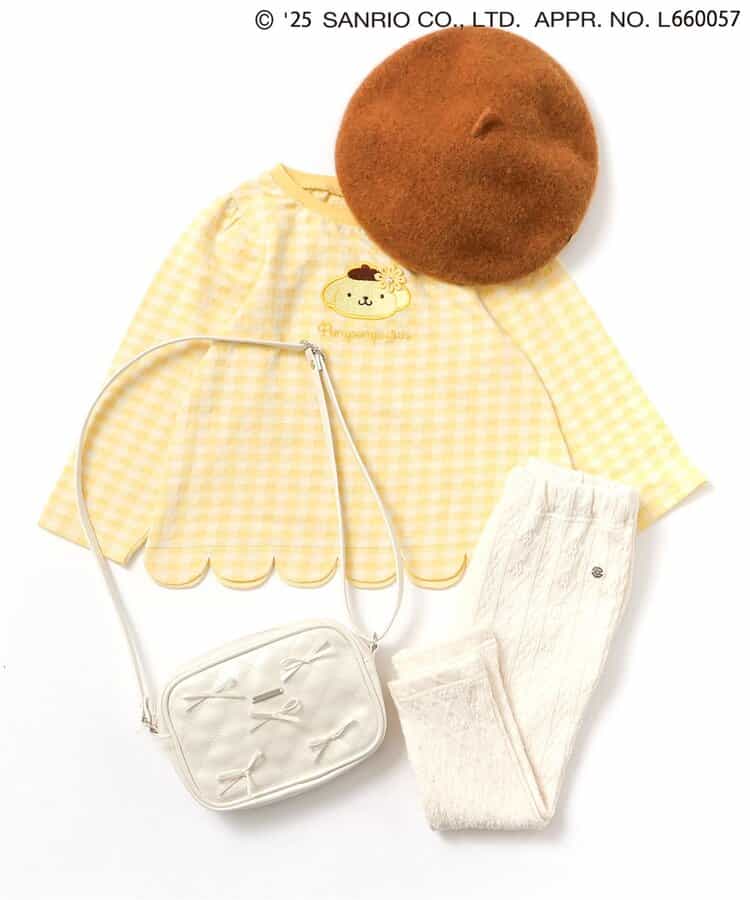 日本童裝 apres les cours x Sanrio 波浪邊長袖上衣 80-140cm 女童款 秋季 TOPS 聖誕紅/新年紅