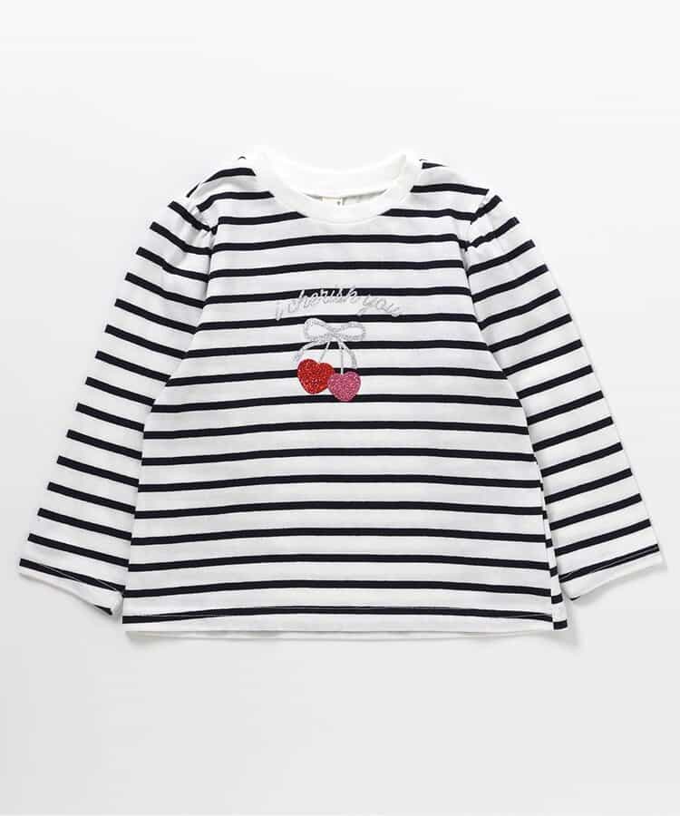 日本童裝 apres les cours 印花長袖上衣 80-140cm 男童款/女童款 秋季 TOPS