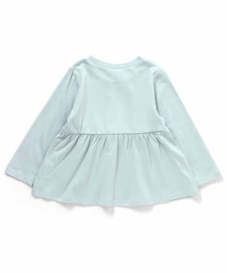 日本童裝 apres les cours 荷葉邊喇叭長袖上衣 80-140cm 女童款 秋季 TOPS 聖誕紅/新年紅