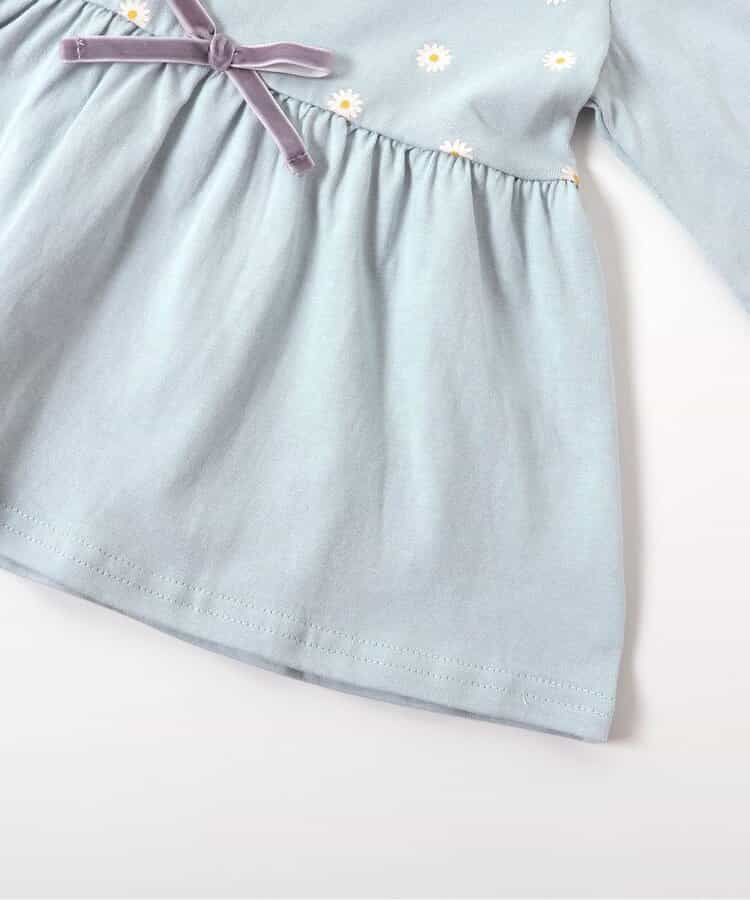 日本童裝 apres les cours 荷葉邊喇叭長袖上衣 80-140cm 女童款 秋季 TOPS 聖誕紅/新年紅
