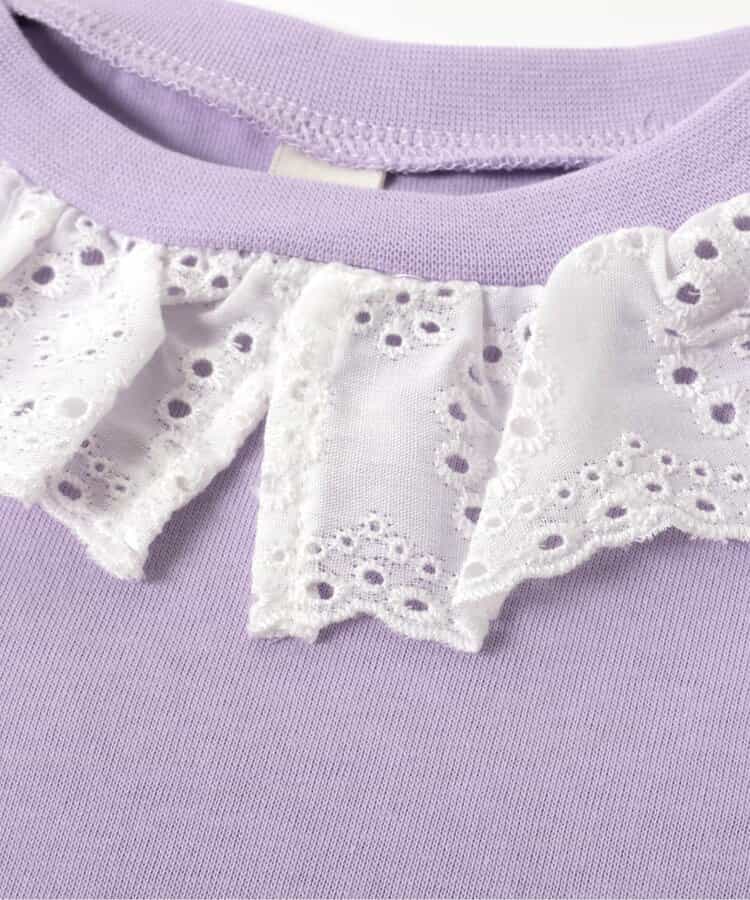 日本童裝 apres les cours 蕾絲領長袖上衣 80-140cm 女童款 秋季 TOPS