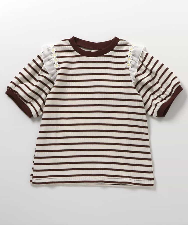 Japanese children's clothing apres les cours casual heart-shaped pocket shirt 80-130cm boys/girls summer TOPS