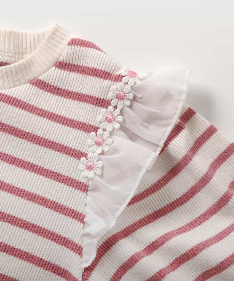 Japanese children's clothing apres les cours casual heart-shaped pocket shirt 80-130cm boys/girls summer TOPS