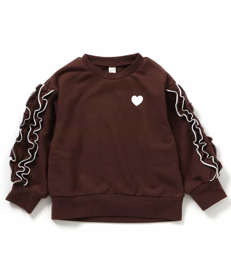日本童裝 apres les cours 波浪手袖衛衣 80-140cm 女童款 秋季 TOPS