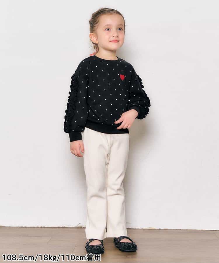 日本童裝 apres les cours 波浪手袖衛衣 80-140cm 女童款 秋季 TOPS