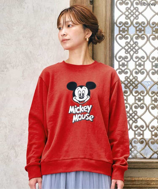 日本童裝 apres les cours x Disney 衛衣 M-L 大人款 秋季 TOPS 聖誕紅/新年紅