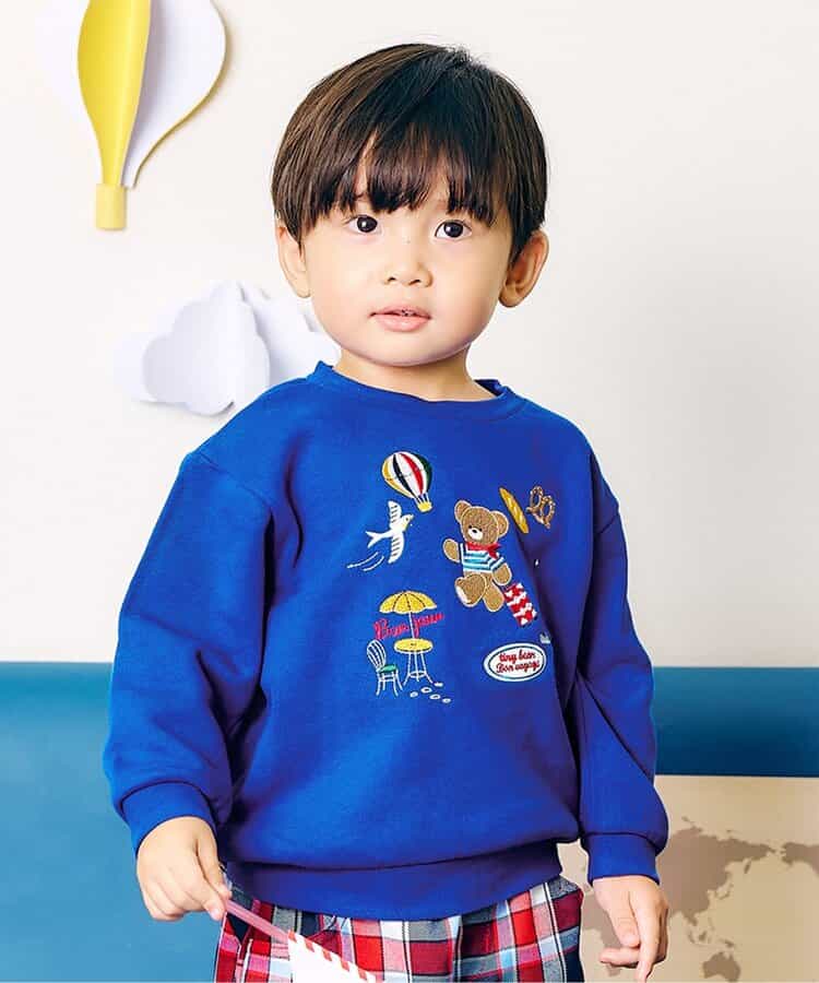 日本童裝 apres les cours x tiny bear 衛衣 80-120cm 男童款/女童款 秋季 TOPS