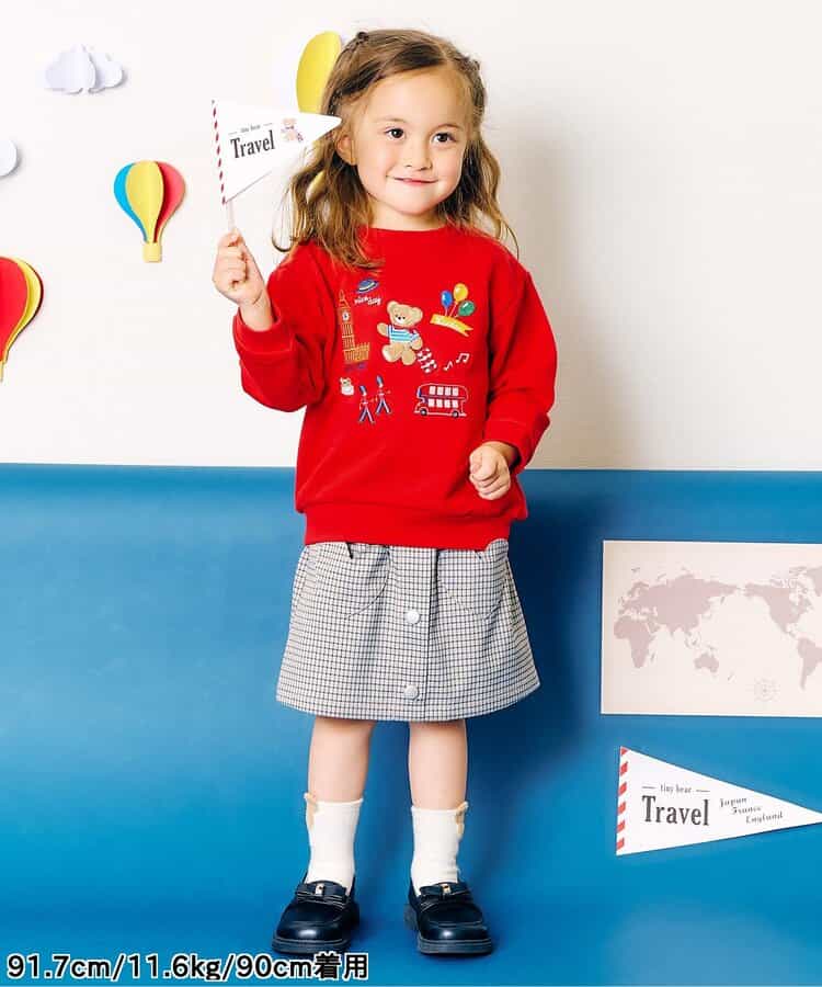 日本童裝 apres les cours x tiny bear 衛衣 80-120cm 男童款/女童款 秋季 TOPS