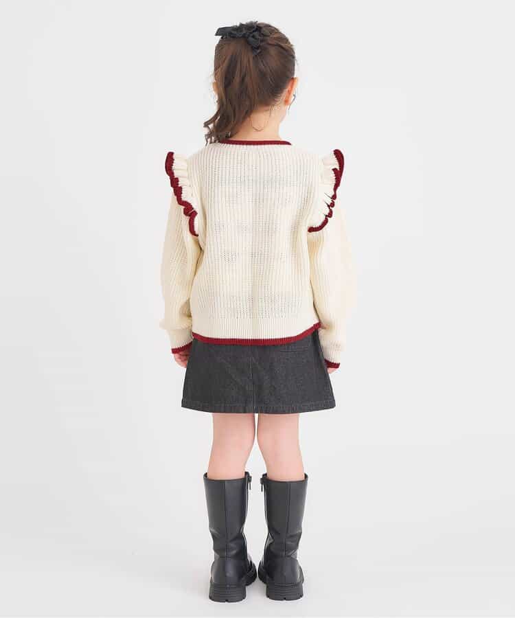 日本童裝 apres les cours 針織兩件套裝 90-140cm 女童款 秋季 OUTERWEAR TOPS