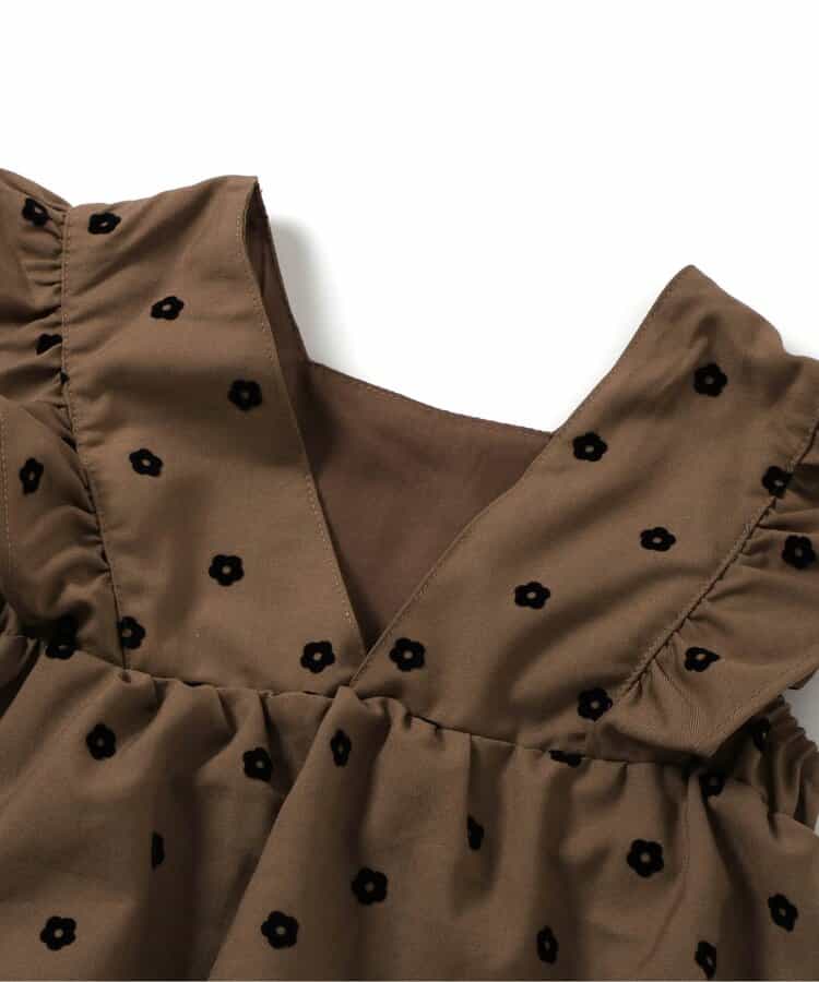 日本童裝 apres les cours 荷葉邊上衣兩件套裝 80-140cm 女童款 秋季 TOPS