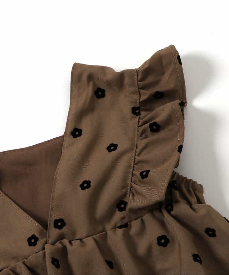 日本童裝 apres les cours 荷葉邊上衣兩件套裝 80-140cm 女童款 秋季 TOPS