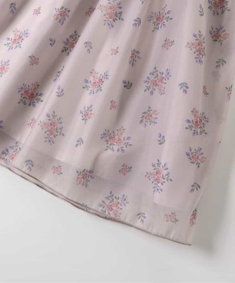 日本童裝 apres les cours 復古花花印花連身裙 80-140cm 女童款 秋季 DRESSES 聖誕紅/新年紅
