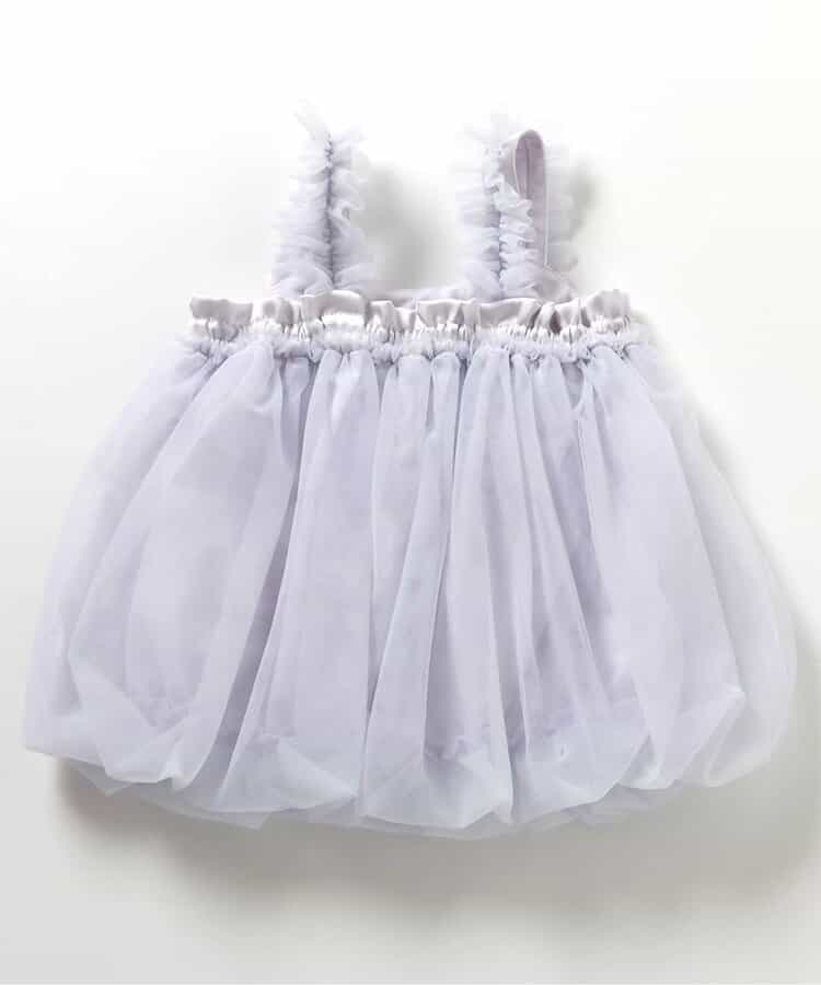 日本童裝 apres les cours 吊帶泡泡紗裙 70-80cm 女童款 初生嬰兒 秋季 DRESSES