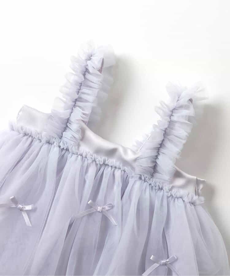 日本童裝 apres les cours 吊帶泡泡紗裙 70-80cm 女童款 初生嬰兒 秋季 DRESSES