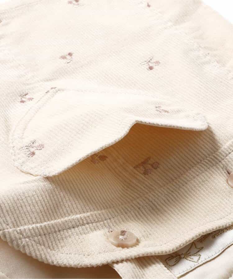 日本童裝 apres les cours 刺繡圖案吊帶裙 70-80cm 女童款 初生嬰兒 秋季 DRESSES