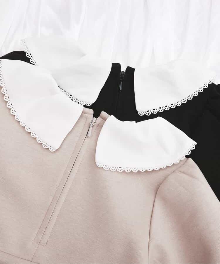 日本童裝 apres les cours 絲帶領連身裙 80-140cm 女童款 秋季 DRESSES 面試/宴會/表演