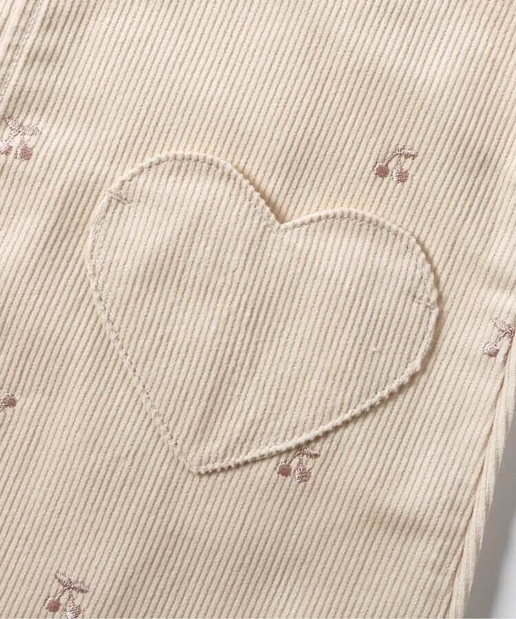 Japanese children's clothing apres les cours casual heart-shaped pocket shirt 80-130cm boys/girls summer TOPS