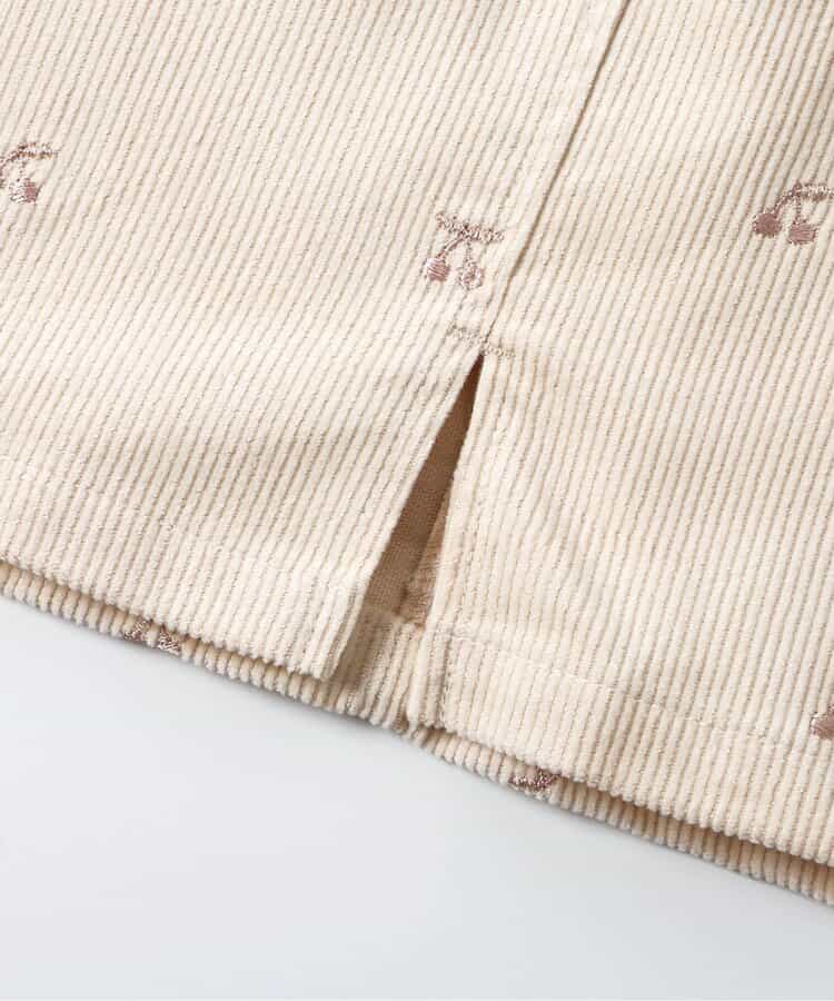 日本童裝 apres les cours 刺繡圖案吊帶裙 80-140cm 女童款 秋季 DRESSES
