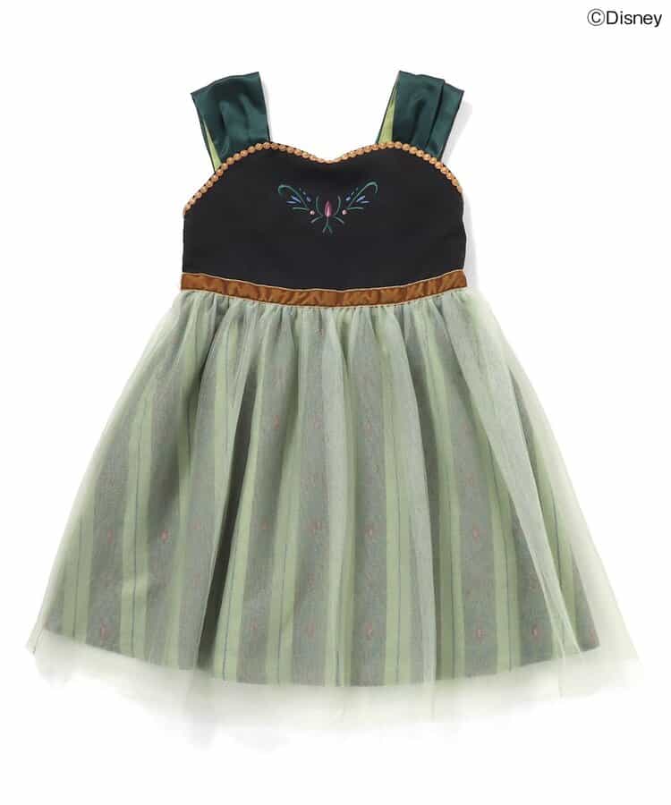 日本童裝 apres les cours x Disney 公主吊帶網紗連身裙 80-130cm 女童款 秋季 DRESSES
