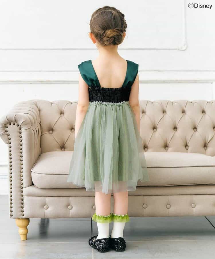 日本童裝 apres les cours x Disney 公主吊帶網紗連身裙 80-130cm 女童款 秋季 DRESSES
