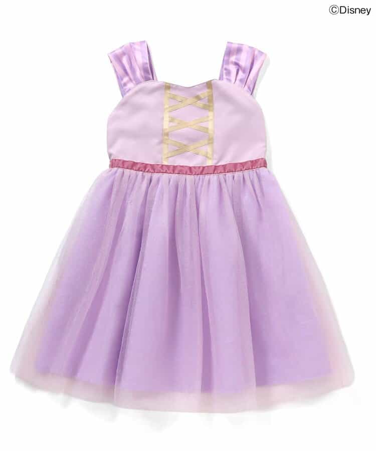日本童裝 apres les cours x Disney 公主吊帶網紗連身裙 80-130cm 女童款 秋季 DRESSES