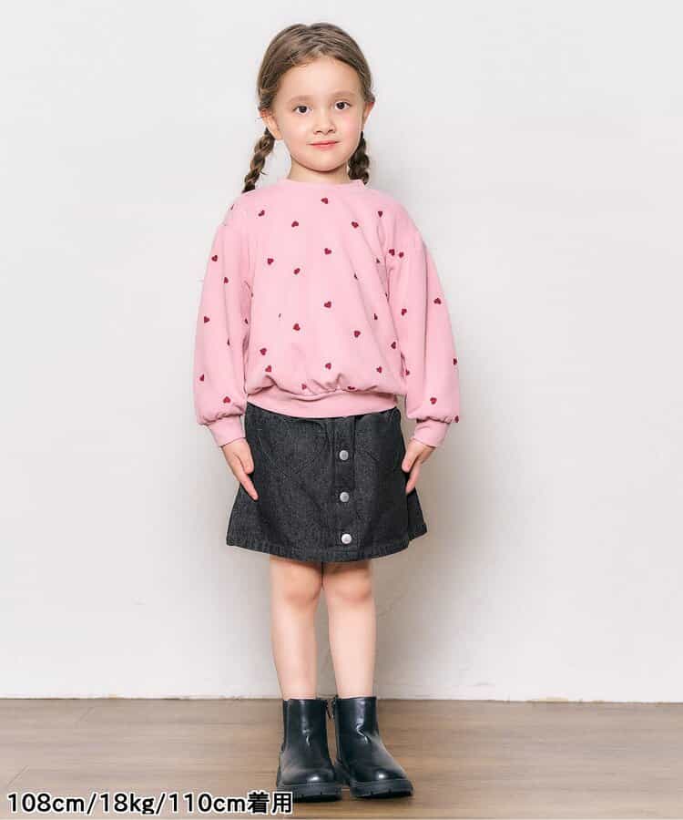 日本童裝 apres les cours 心型口袋短裙 80-140cm 女童款 秋季 SKIRTS