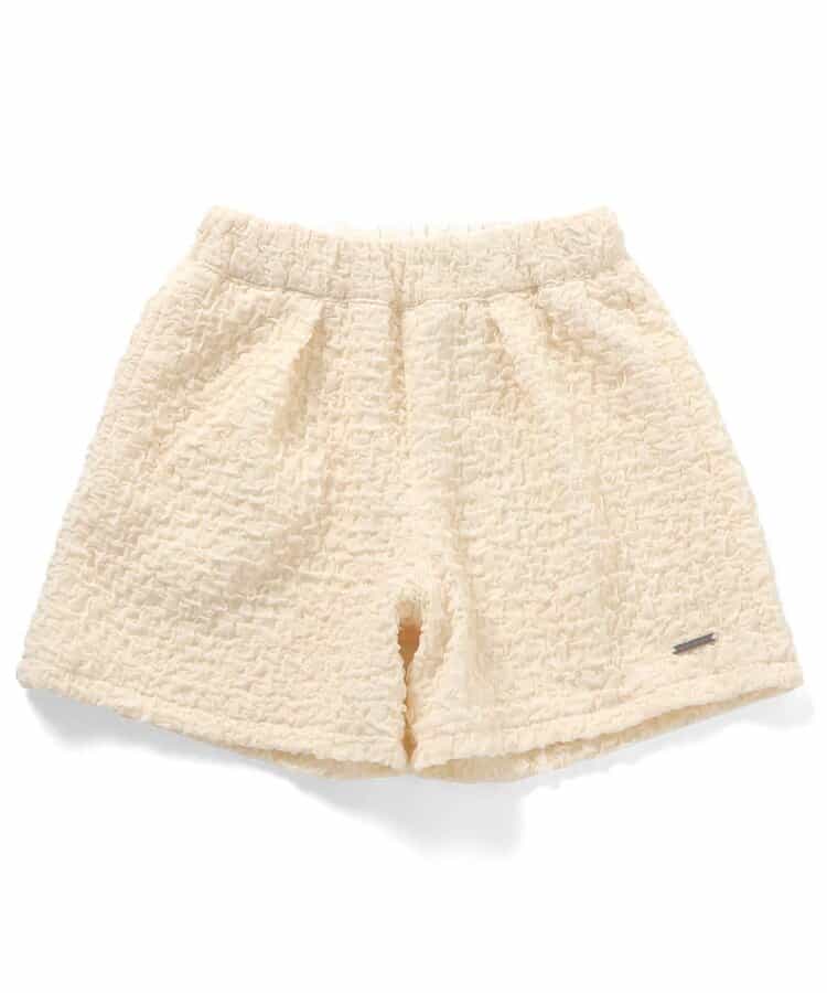 日本童裝 apres les cours 假兩件背面絲帶上衣及短褲兩件套裝 80-140cm 女童款 秋季 TOPS PANTS 聖誕紅/新年紅