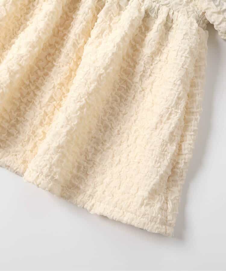 日本童裝 apres les cours 假兩件背面絲帶上衣及短褲兩件套裝 80-140cm 女童款 秋季 TOPS PANTS 聖誕紅/新年紅