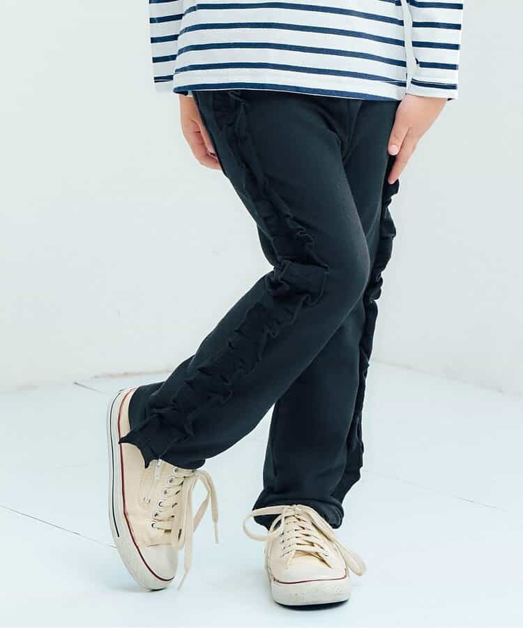日本童裝 apres les cours 花邊線條長褲 80-130cm 女童款 秋季 PANTS