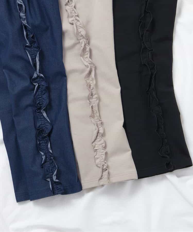 日本童裝 apres les cours 花邊線條長褲 80-130cm 女童款 秋季 PANTS