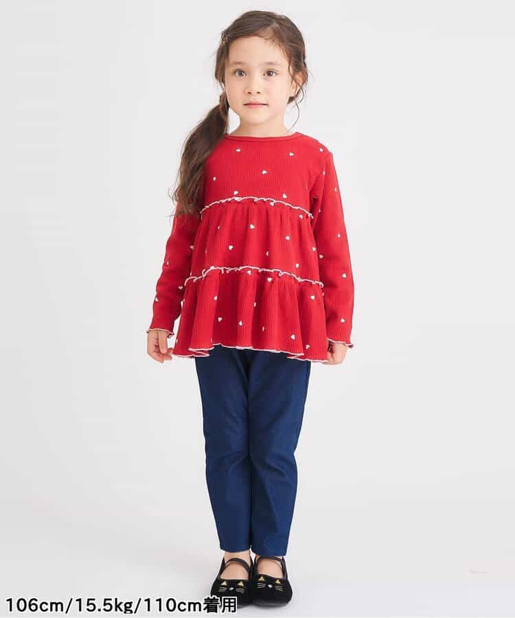 日本童裝 apres les cours 可愛後袋長褲 80-140cm 女童款 秋季 PANTS