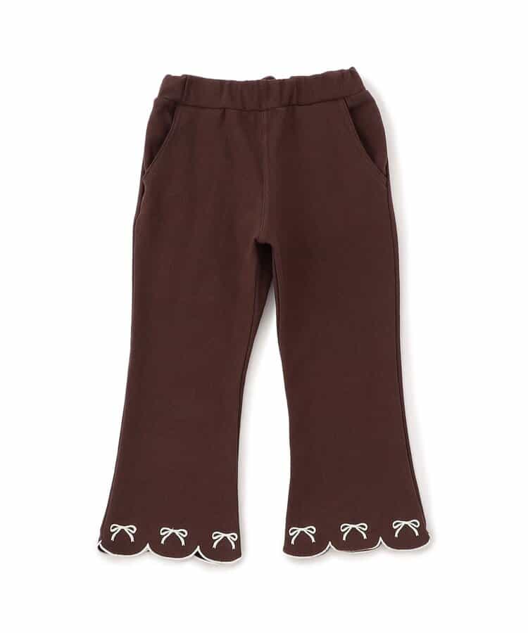 日本童裝 apres les cours 扇貝形下擺長褲 80-140cm 女童款 秋季 PANTS