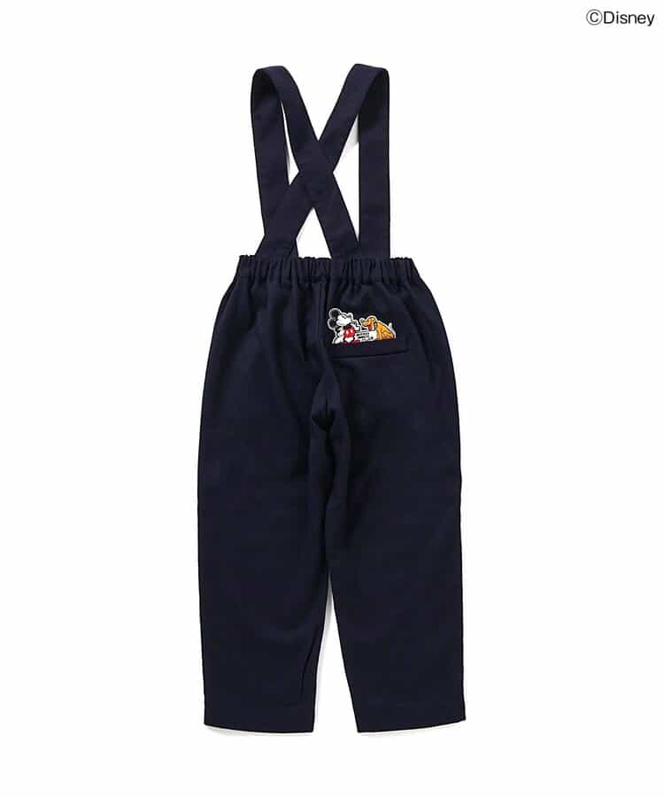 日本童裝 apres les cours x Disney 可拆吊帶長褲 90-130cm 男童款/女童款 秋季 PANTS 聖誕紅/新年紅