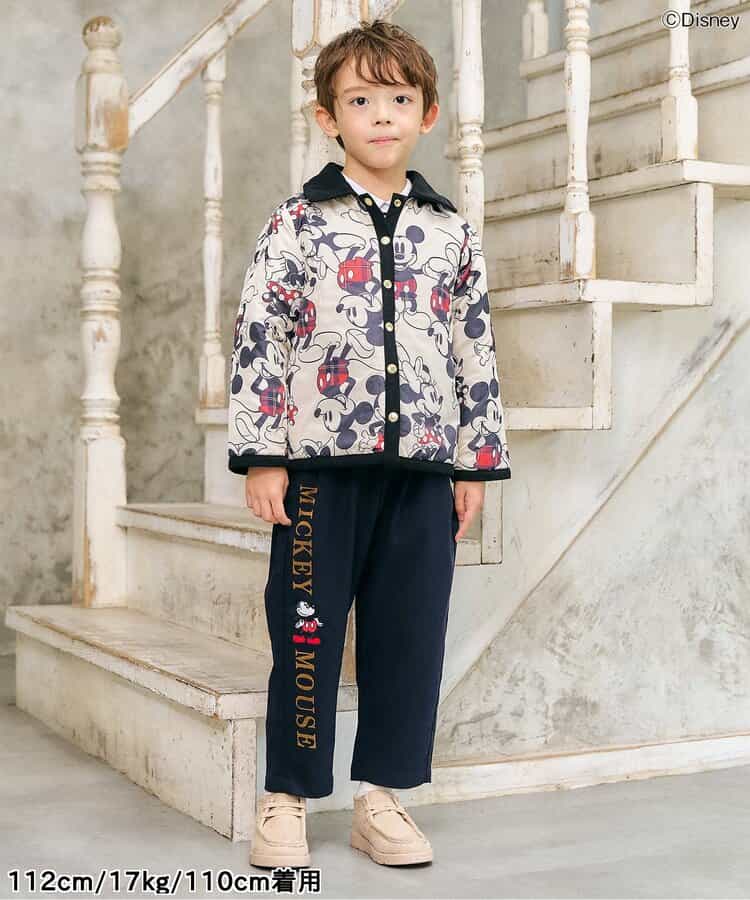 日本童裝 apres les cours x Disney 可拆吊帶長褲 90-130cm 男童款/女童款 秋季 PANTS 聖誕紅/新年紅