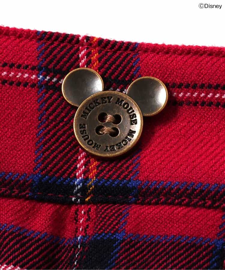日本童裝 apres les cours x Disney 可拆吊帶長褲 90-130cm 男童款/女童款 秋季 PANTS 聖誕紅/新年紅