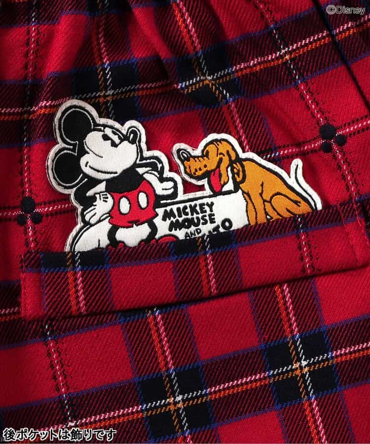 日本童裝 apres les cours x Disney 可拆吊帶長褲 90-130cm 男童款/女童款 秋季 PANTS 聖誕紅/新年紅