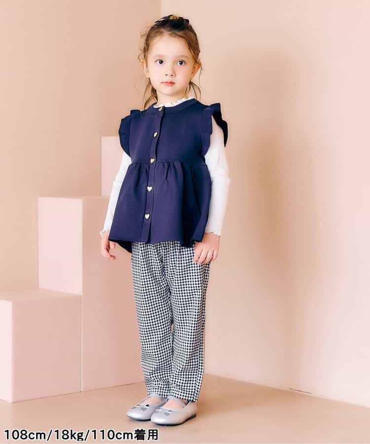 日本童裝 apres les cours 心型休閒長褲 80-140cm 女童款 秋季 PANTS