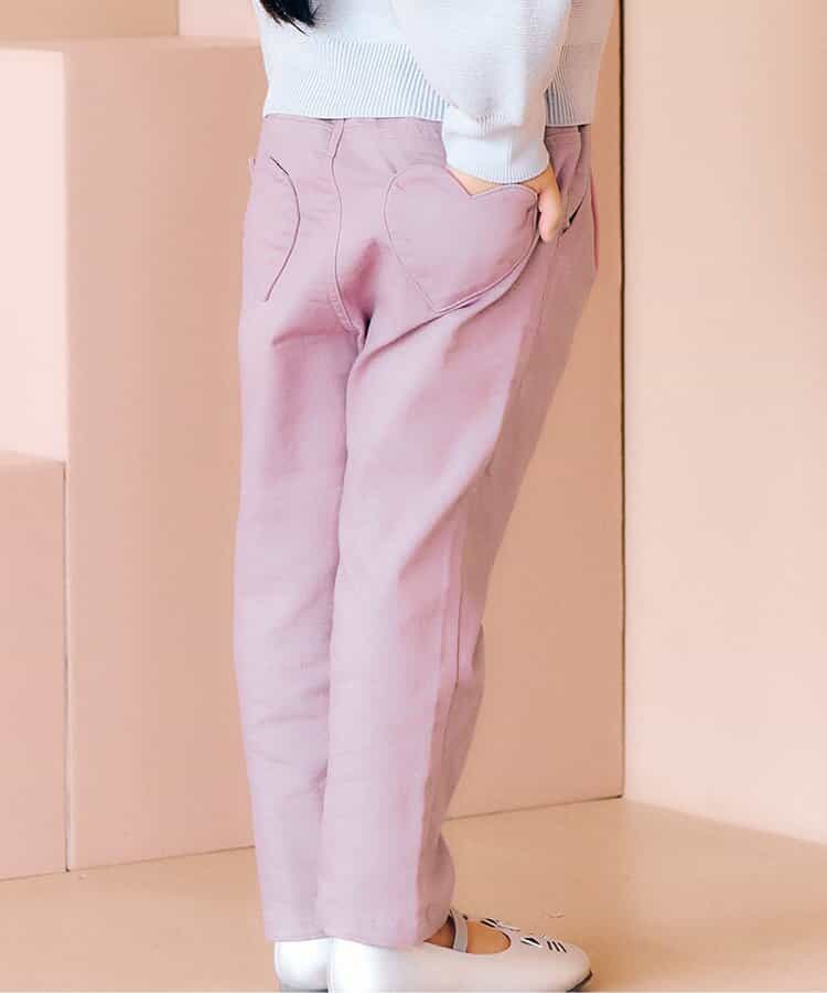 日本童裝 apres les cours 心型休閒長褲 80-140cm 女童款 秋季 PANTS
